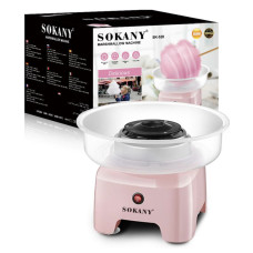 Апарат для приготування цукрової вати Sokany SK-520 PINK
