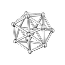 Магнітний конструктор Buckyballs & Buckybars, 64 деталі