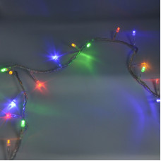 Гірлянда-нитка (String-Lights) 400M-1 внутрішня, пров.:прозорий, 20м (Різнокольорова)