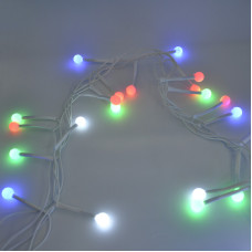 Гірлянда-нитка (String-Lights) 100M-9 внутрішня, пров.: білий, 3м (Різнокольорова)