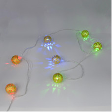 Гірлянда-нитка (String-Lights) 20Parts-M внутрішня, пров.:прозорий, 3м (Різнокольорова)
