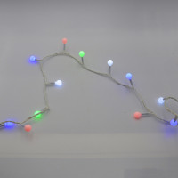 Гирлянда-нить (String-Lights) 100M-6-1 внутренняя, пров.:белый, 7м (Разноцветная)