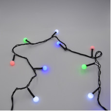 Гірлянда-нитка (String-Lights) 100M-6-2 внутрішня, пров.: чорний, 7м (Різнокольорова)