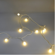 Гірлянда-нитка (String-Lights) 100WW-6-1 внутрішня, пров.: білий, 7м (Білий-теплий)