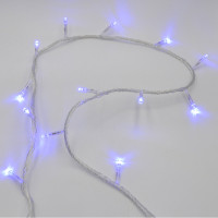 Гирлянда-нить (String-Lights) 500B-1 внутренняя, пров.:прозрачный, 30м (Синий)