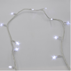 Гірлянда-нитка (String-Lights) 500W-1 внутрішня, пров.:прозорий, 30м (Білий)