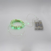 Гірлянда-роса (Copper Wire) 200G-1 Batteryвнутрішня, пров.:прозорий,(Зелений)