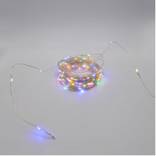 Гірлянда-роса (Copper Wire) 200M-4 внутрішня, пров.:прозорий, 20м (Різнокольорова)