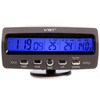 Термометр з годинником VST-7045V