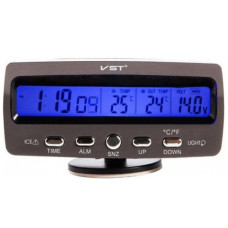 Термометр з годинником VST-7045V