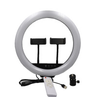 Кольцевая лампа 33 см LC-328 LED RING FILL LIGHT Pink-BlueBox (с 2 держ.)