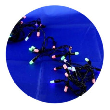 Гірлянда-нитка (String-Lights) 40Parts B-1 внутрішня, пров.: чорний, 5м (Різнокольорова)