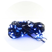 Гірлянда-нитка (String-Lights) 300B-3 внутрішня, пров.: чорний, 12м (Синій)