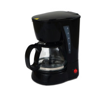 Кавоварка DOMOTEC MS-0707 Чорна (650Вт, стек. колба 600мл)