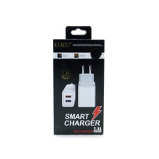 Зарядний пристрій UKC Fast Charge AR 001 2USB (адаптер)
