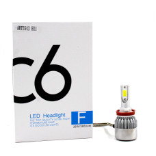 Світлодіодні лампи С6 LED H11 (3800Лм, 36Вт, 8-48В)