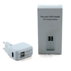 Мережевий зарядний пристрій FOR iP CHARGER 2-USB