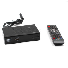 Тюнер DVB-T2 0968 Metal з підтримкою wifi адаптера (з екраном)