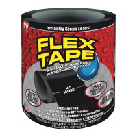 Сверхпрочная лента/скотч FLEX TAPE 10см (Черный/Белый)