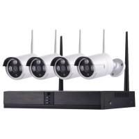 Комплект відеоспостереження бездротової Full HD Wi-Fi на 4 камери з реєстратором