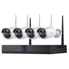 Комплект відеоспостереження бездротової Full HD Wi-Fi на 4 камери з реєстратором
