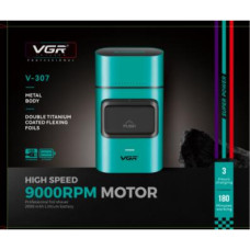 Тример для волосся шейвер hair clippers VGR V-307 БІРЮЗОВИЙ