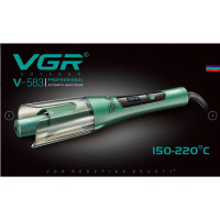 Автоматична плойка-стайлер для волосся VGR V-583 СИНІЙ