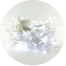 Гірлянда-нитка (String-Lights) 200W-1 внутрішня, пров.:прозорий, 10м (Білий)
