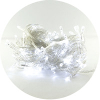 Гірлянда-нитка (String-Lights) 300W-1 внутрішня, пров.:прозорий, 12м (Білий)