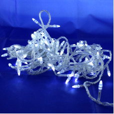 Гірлянда-нитка (String-Lights) 200W-2 внутрішня, пров.:прозорий 10м (Білий)