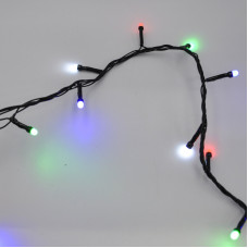Гірлянда-нитка (String-Lights) 400M-4 внутрішня, пров.: чорний, 20м (Різнокольорова)