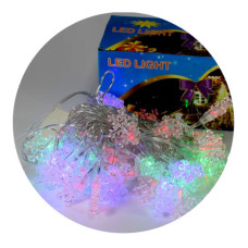 Гірлянда-нитка (String-Lights) 40Plastic-4 внутрішня, пров.: чорний, 5м (Різнокольорова)