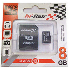 Карта пам'яті HI-RALI 08GB4 with Adapter