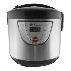 Мультиварка DOMOTEC MS-7722 Steel (5л, 8прог, 1000Вт)