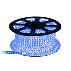 Гірлянда-стрічка (Rope-Lights) SMD5050-B зовнішня, пров.:прозорий, 100м (Синій)