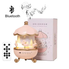 Дитячий нічник-проєктор «Карусель» з Bluetooth та USB, 12 слайдів