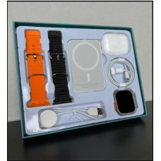 Годинник з двома ремінцями та бездротовою зарядкою X8 Watch set