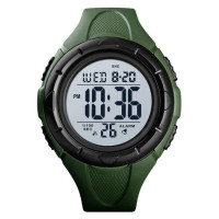 Годинник SKMEI 1535 LCD display колір олива