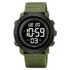 Годинник SKMEI 2122 Big Dark Screen колір олива