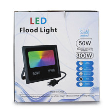 Прожектор SMART LED (bluetooth із додатком) 50Вт