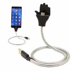 Шнур металева долоня micro USB
