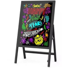Дошка для малювання FLUORECENT BOARD WITH STAND 50*70 на стійці з фломастером та серветкою