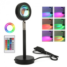 Проекційний світильник веселка Sunset Lamp N2(rgb light)