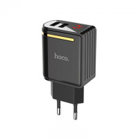 Сетевое зарядное устройство HOCO C39A USB CHARGER DOUBLE LCD (адаптер)