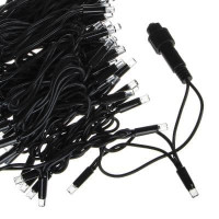 Гирлянда-нить (String-Lights) наружная+соед. 100L 3.3 B синий (пров.:черный; 10м)