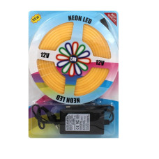 Стрічка силіконова LED NEON 5M Yellow 12V-220V