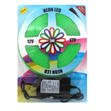 Стрічка силіконова LED NEON 5M Green 12V-220V