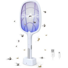 Електрична мухобойка з підсвічуванням на акумуляторі Mosquito Swatter