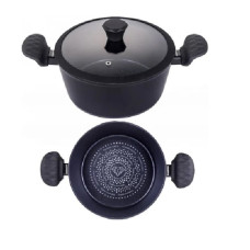 Каструля з алмазним антипригарним покриттям та кришкою EDENBERG EB-3486 3.9л