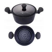 Каструля з алмазним антипригарним покриттям та кришкою EDENBERG EB-3484 2.3л